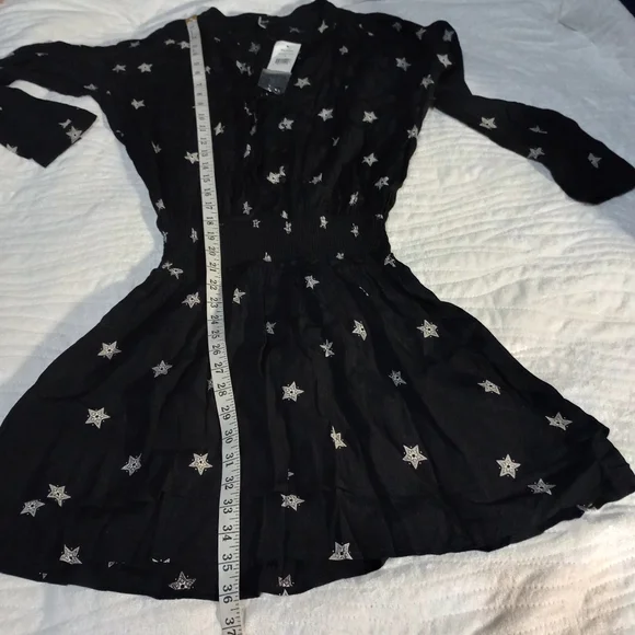 Rails jasmine smocked waist dress in black rivet star - Picture 8 of 8